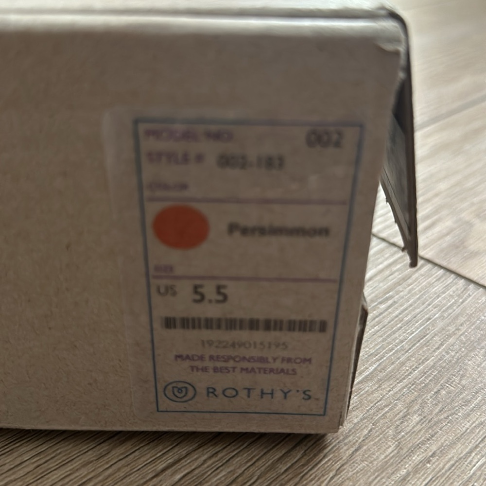 Rothy’s Persimmon Points size 5.5 - Picture 3 of 4